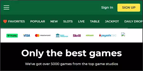 Mason Slots Casino APK Landscape